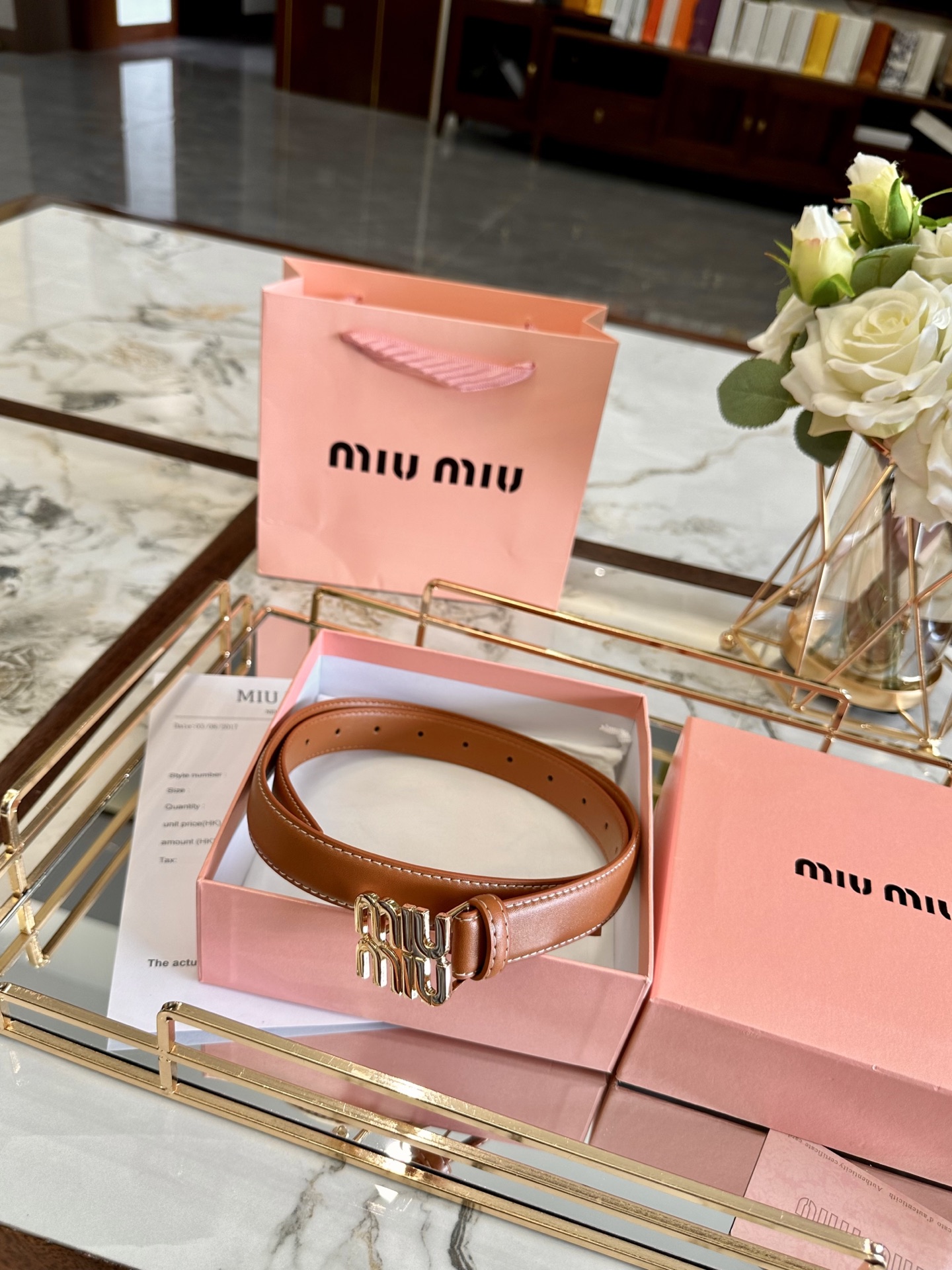 MIUMIU belt model 02
